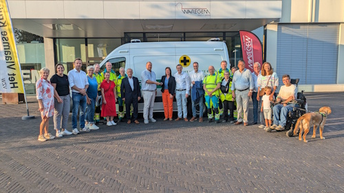 Waregem inhuldiging nieuwe intermediaire ziekenwagen